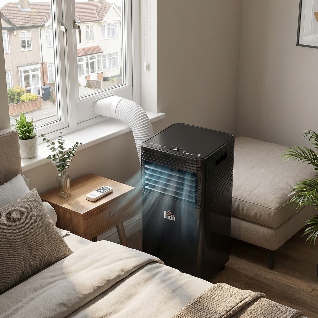 Wo Diese HOMCOM Tragbare Klimaanlage Gut Passt (Und Wo Sie Einschränkend Wirken Kann)