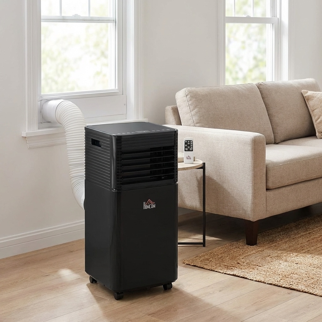 Positionierung Innerhalb Des HOMCOM Tragbare Klimaanlage Sortiments