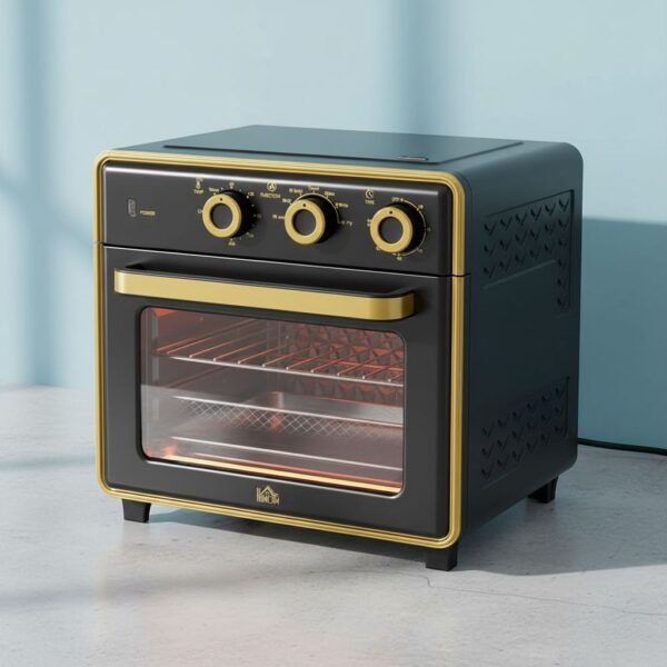 HOMCOM Minibackofen mit Umluft 20L Mini Ofen