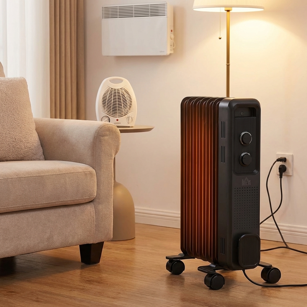 Wo dieser HOMCOM Radiator innerhalb der breiteren HOMCOM Heizgeräte-Palette steht