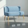 HOMCOM Sofa 2 Sitzer Couch