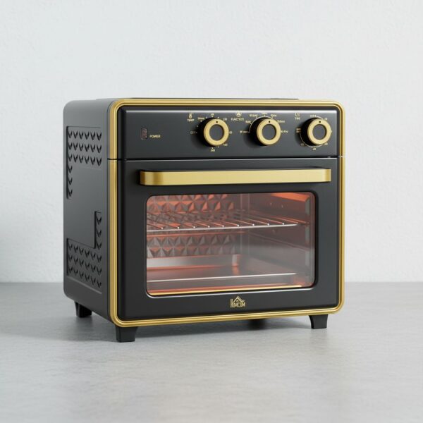 HOMCOM Minibackofen mit Umluft 20L Mini Ofen
