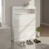 HOMCOM Schmaler Schuhschrank