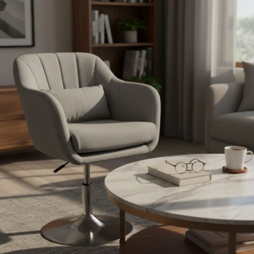 Überblick zum HOMCOM Sessel Wohnzimmer Loungesessel Relaxsessel mit Metallrahmen Lesesessel mit Leinenoptik HOMCOM Sessel Wohnzimmer Loungesessel Relaxsessel mit Metallrahmen Lesesessel mit Leinenoptik