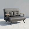 HOMCOM Schlafsofa 4 in 1 2 Sitzer Sofa mit Schlaffunktion