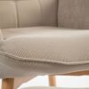 HOMCOM Ohrensessel Mit Hocker Sessel Loungesessel Mit Cord-Optik