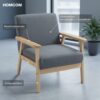 HOMCOM Loungesessel Mit Armlehnen