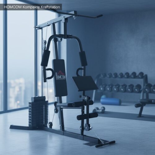 Überblick zur HOMCOM Kompakte Kraftstation im Home-Gym HOMCOM Kompakte Kraftstation