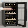 HOMCOM Weinkühlschrank Kompressor 24 Flaschen 65L Getränkekühlschrank